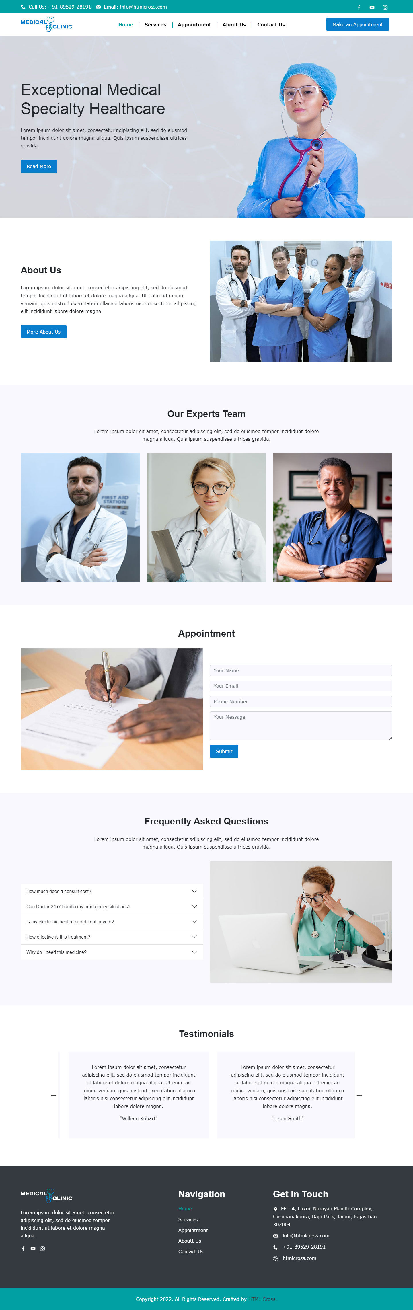 medical-clinic-and-hospital-homepage